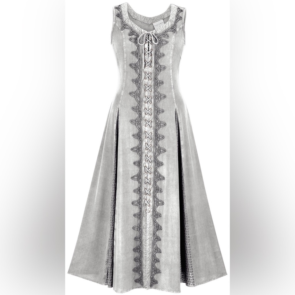 Holy Clothing Trinity Maxi lace-up dress